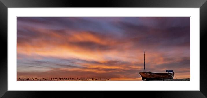 THE END OF THE DAY Framed Mounted Print by Tony Sharp LRPS CPAGB