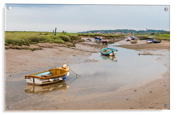 Low tide at Blakeney Acrylic by Jason Wells