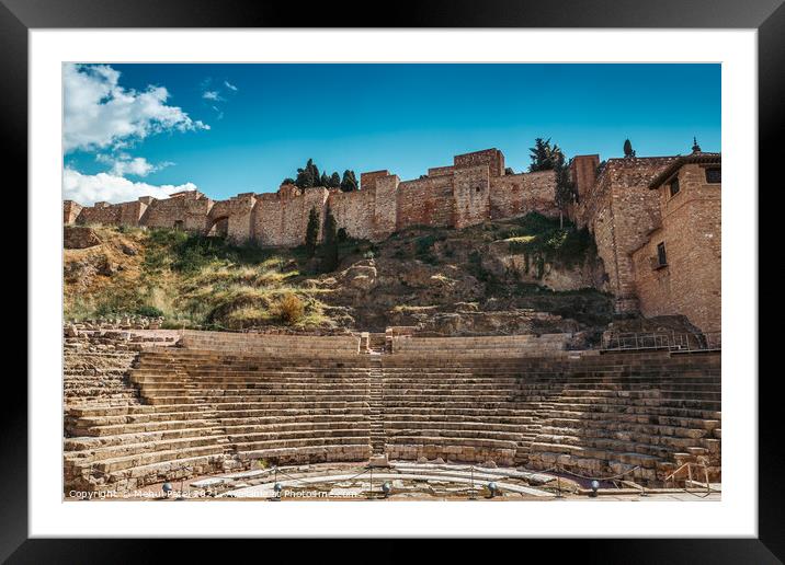 Teatro Romano in Malaga - Andalucia, Spain Framed Mounted Print by Mehul Patel