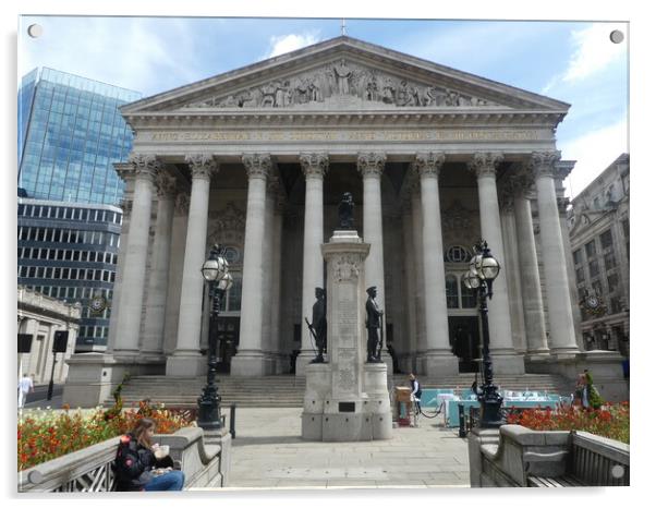 The Royal Exchange Acrylic by Simon Hill