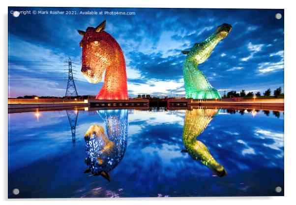 Windows for Kelpies Acrylic by Mark Rosher