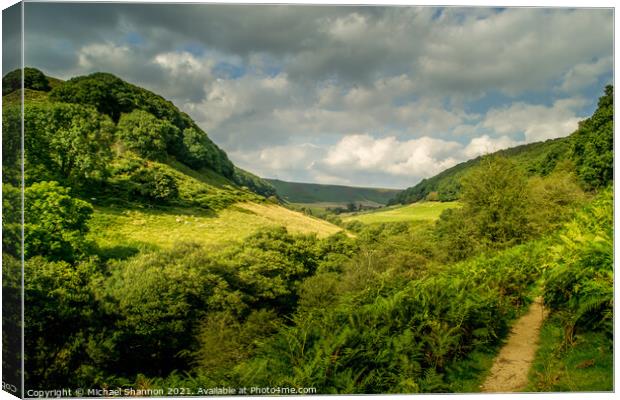 Hole of Horcum, North Yorkshire Moors Canvas Print by Michael Shannon