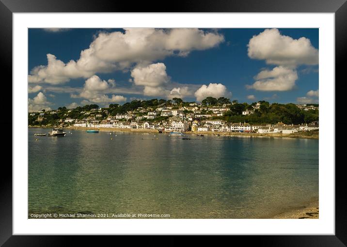 St Mawes Cornwall Framed Mounted Print by Michael Shannon