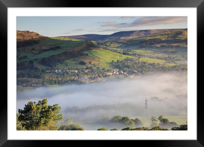 Chinley Churn in the Peak District  Framed Mounted Print by MIKE HUTTON