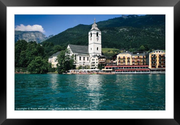 Heavenly St Wolfgang Church Framed Mounted Print by Roger Mechan