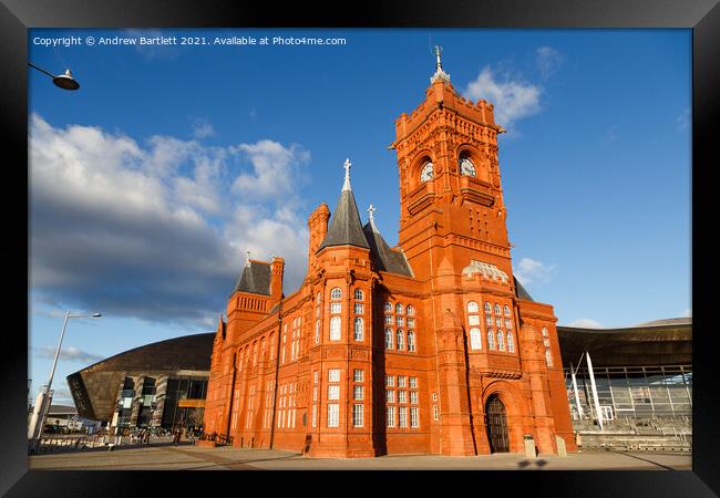 Pierhead Building, Cardiff Bay, South Wales, UK Framed Print by Andrew Bartlett
