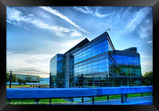 Arlington Business Centre Framed Print by Maria Tzamtzi Photography