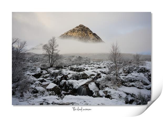 The cloud inversion Glencoe Buachaille Etive Mòr S Print by JC studios LRPS ARPS