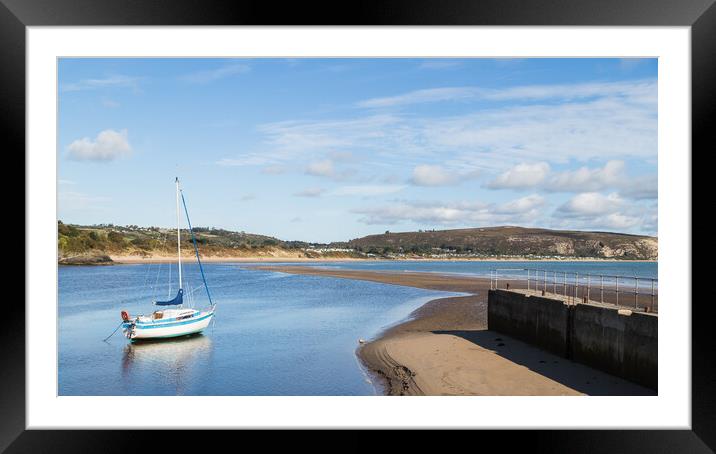 Abersoch marina panorama Framed Mounted Print by Jason Wells