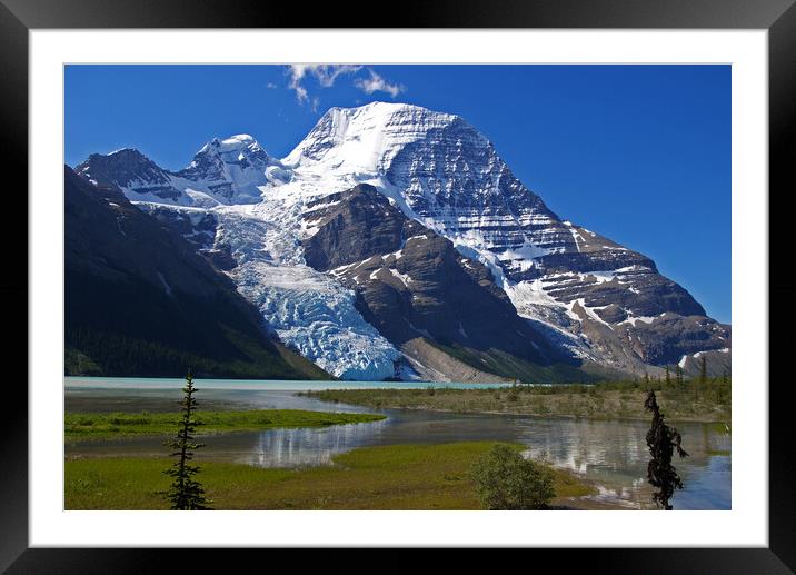 Mt. Robson (Canada) Framed Mounted Print by Amy Rogers