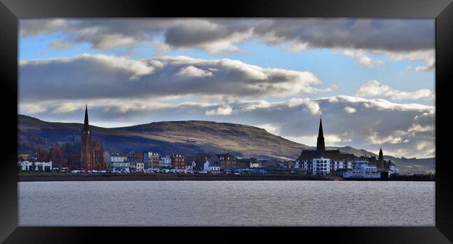 Largs seafront Framed Print by Allan Durward Photography