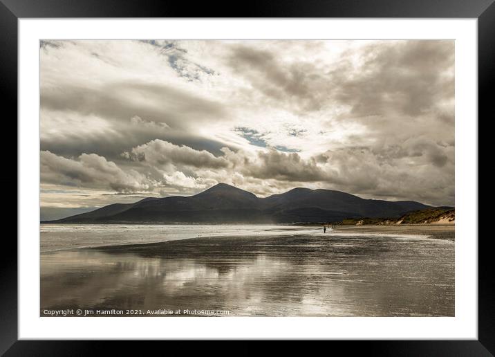 Mountains of Mourne, County Down, Northern Ireland Framed Mounted Print by jim Hamilton