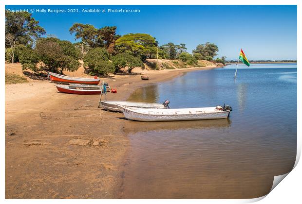'Uruguayan Coastal Vista: Punta Del Este' Print by Holly Burgess