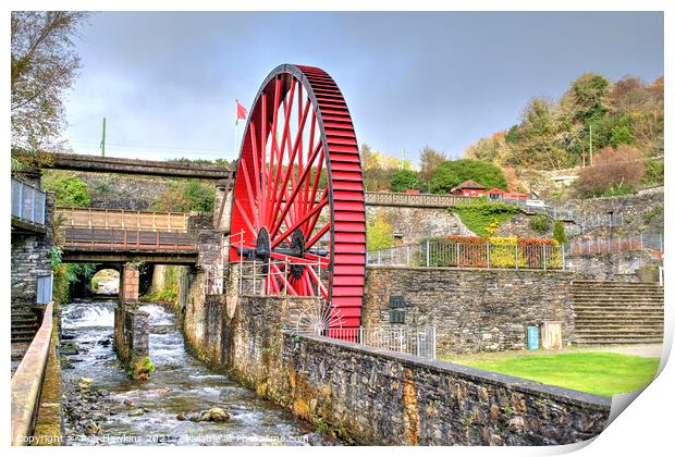 Laxey small wheel  Print by Rob Hawkins