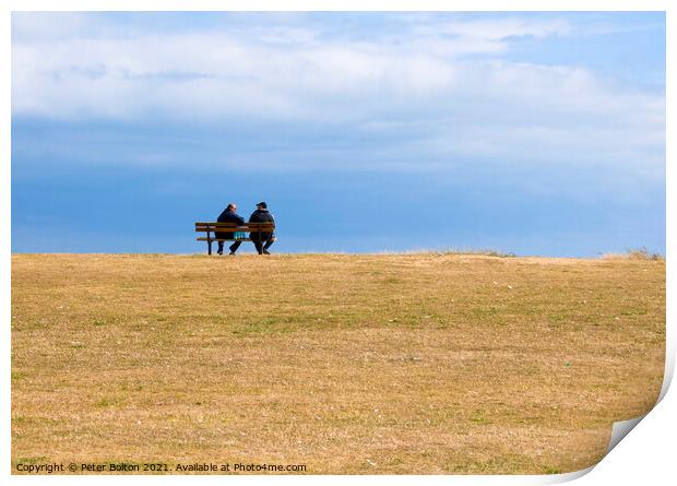 Serene vista of friendship Print by Peter Bolton