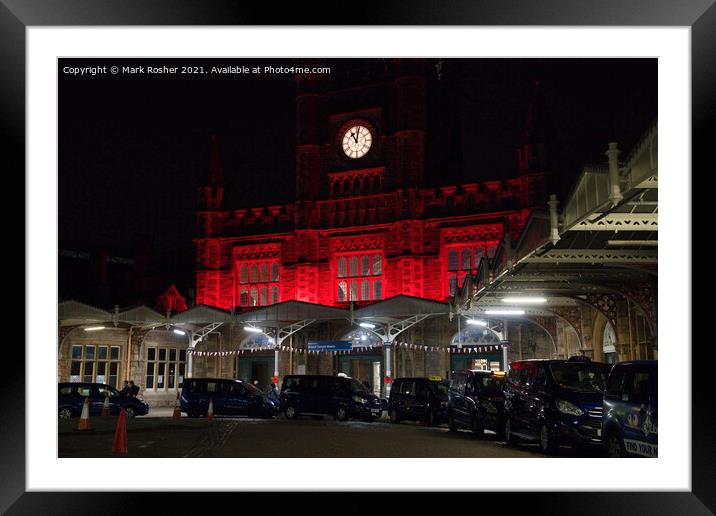 Temple Meads Remembrance Framed Mounted Print by Mark Rosher