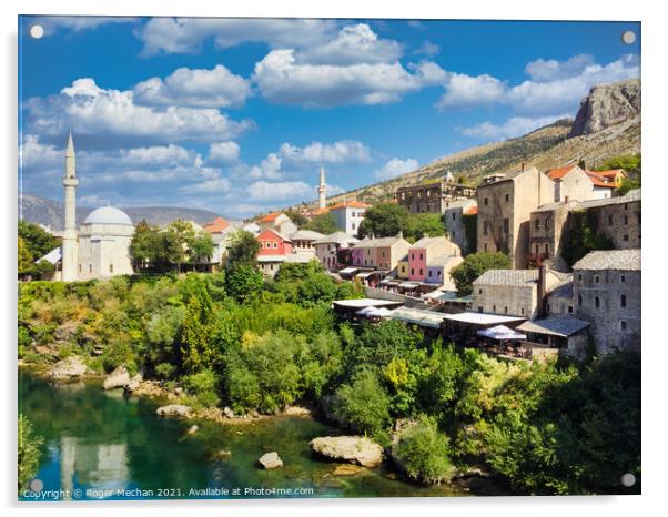 Serenity in Mostar Acrylic by Roger Mechan