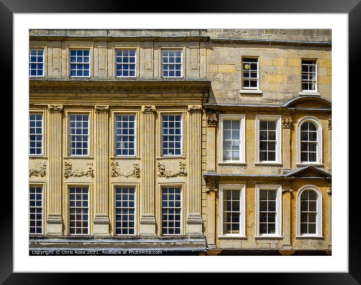 Bath architecture Framed Mounted Print by Chris Rose