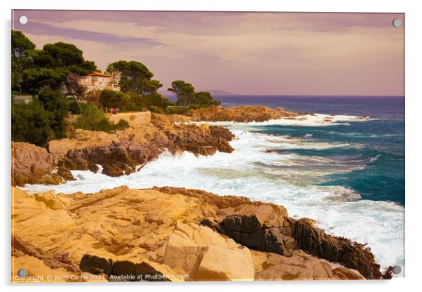 Panoramic of the Costa Brava, Catalunya - Picturesque Edition  Acrylic by Jordi Carrio