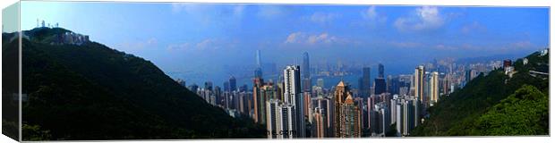The Peak Hong Kong Canvas Print by Henry Anderson