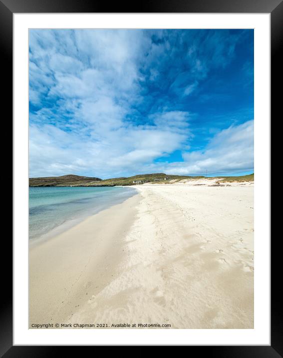 Deserted beach, Hushinish, Isle of Harris Framed Mounted Print by Photimageon UK