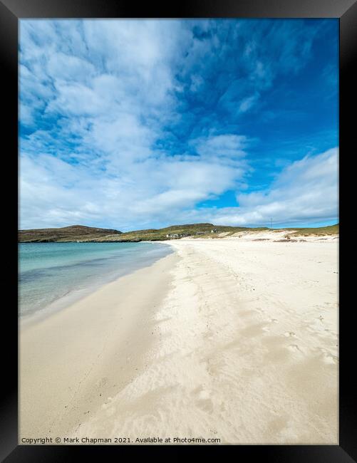 Deserted beach, Hushinish, Isle of Harris Framed Print by Photimageon UK