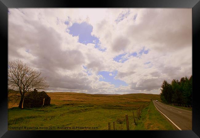 Glens of Antrim Framed Print by pauline morris