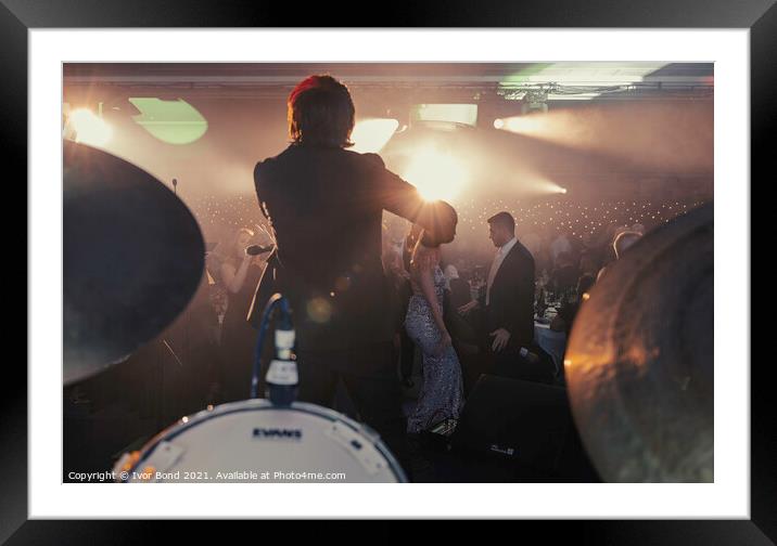 Big Band Behind the Drums View Framed Mounted Print by Ivor Bond