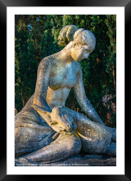 Diana Statue, Wimbledon Common Framed Mounted Print by Simon Connellan