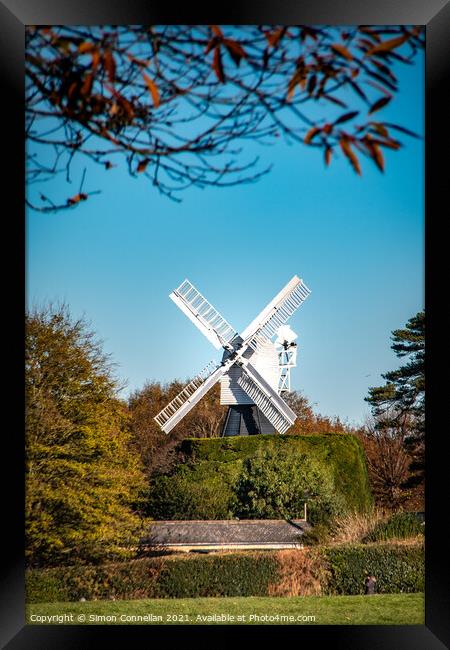 Wimbledon Common, Windmill Framed Print by Simon Connellan