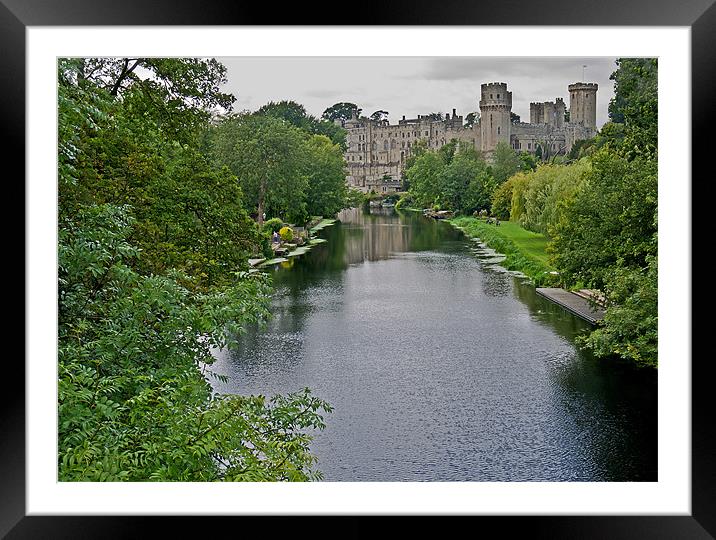 Warwick Castle Framed Mounted Print by Richard Thomas