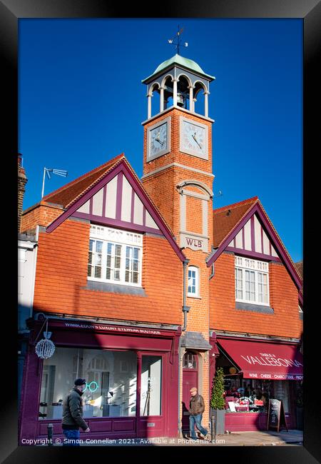 The Old Fire Station, Wimbledon Village Framed Print by Simon Connellan