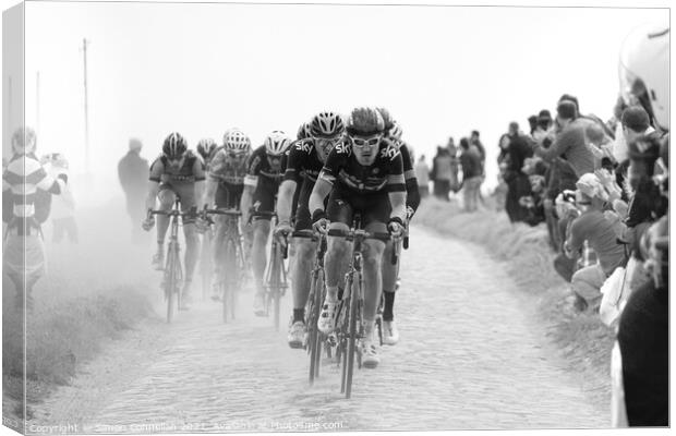 Paris Roubaix Canvas Print by Simon Connellan