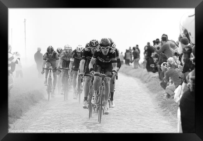 Paris Roubaix Framed Print by Simon Connellan