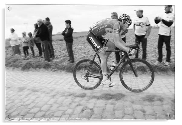 Paris Roubaix Acrylic by Simon Connellan