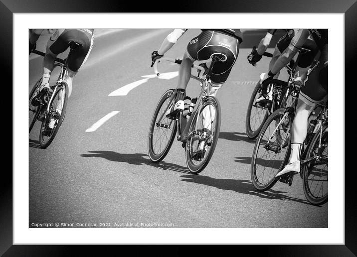 Wheels Framed Mounted Print by Simon Connellan