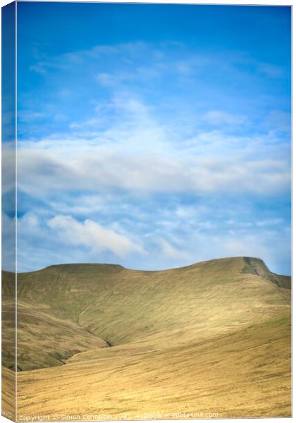 Pen Y Fan Canvas Print by Simon Connellan