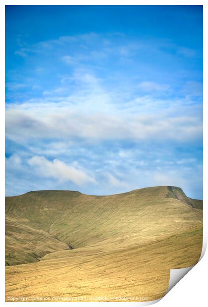 Pen Y Fan Print by Simon Connellan