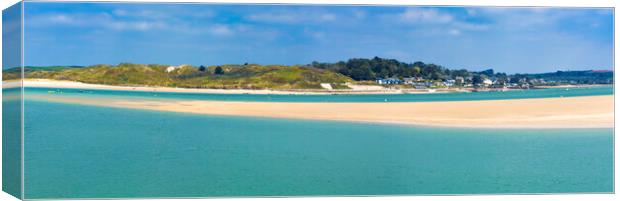Padstow Sands Rock Canvas Print by Maggie McCall