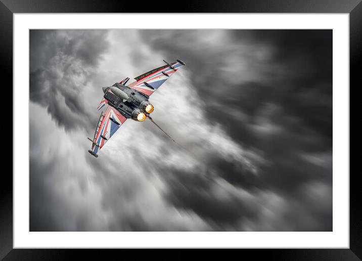 Typhoon Blackjack Framed Mounted Print by J Biggadike
