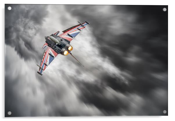 Typhoon Blackjack Acrylic by J Biggadike