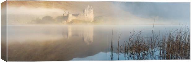 Kilchurn Castle Panorama  Canvas Print by Anthony McGeever