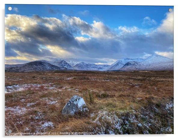 Winter in Glencoe Acrylic by yvonne & paul carroll