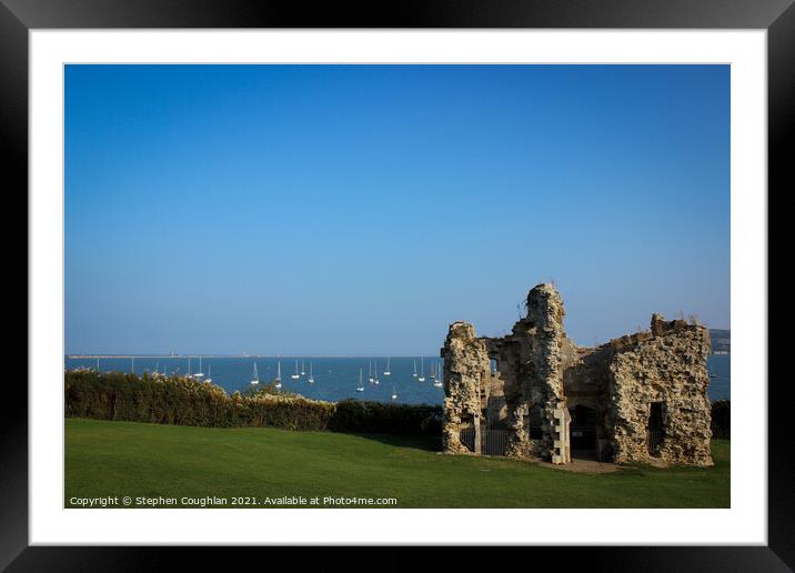 Sandsfoot Castle, Weymouth Framed Mounted Print by Stephen Coughlan