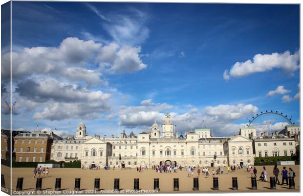 Horseguards Parade, London Canvas Print by Stephen Coughlan