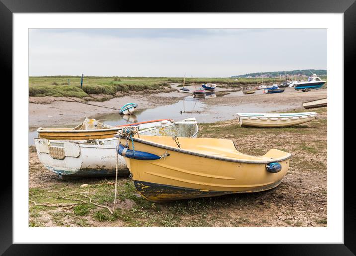 Boats at Blakeney Framed Mounted Print by Jason Wells