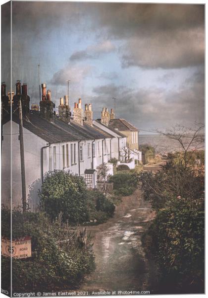 South Road, Kingsdown ( to the beach ) Canvas Print by James Eastwell