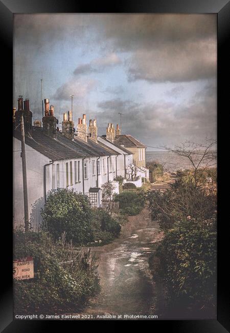 South Road, Kingsdown ( to the beach ) Framed Print by James Eastwell