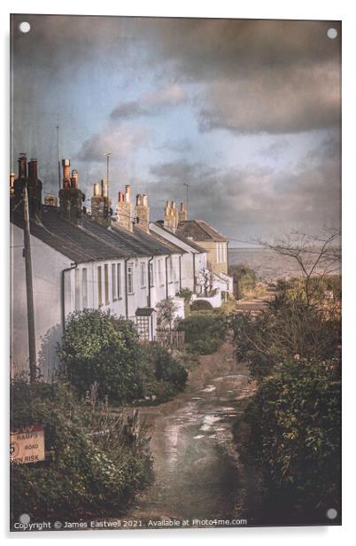 South Road, Kingsdown ( to the beach ) Acrylic by James Eastwell