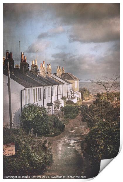 South Road, Kingsdown ( to the beach ) Print by James Eastwell
